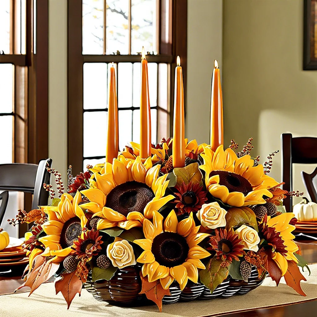 sunflower and pumpkin combo