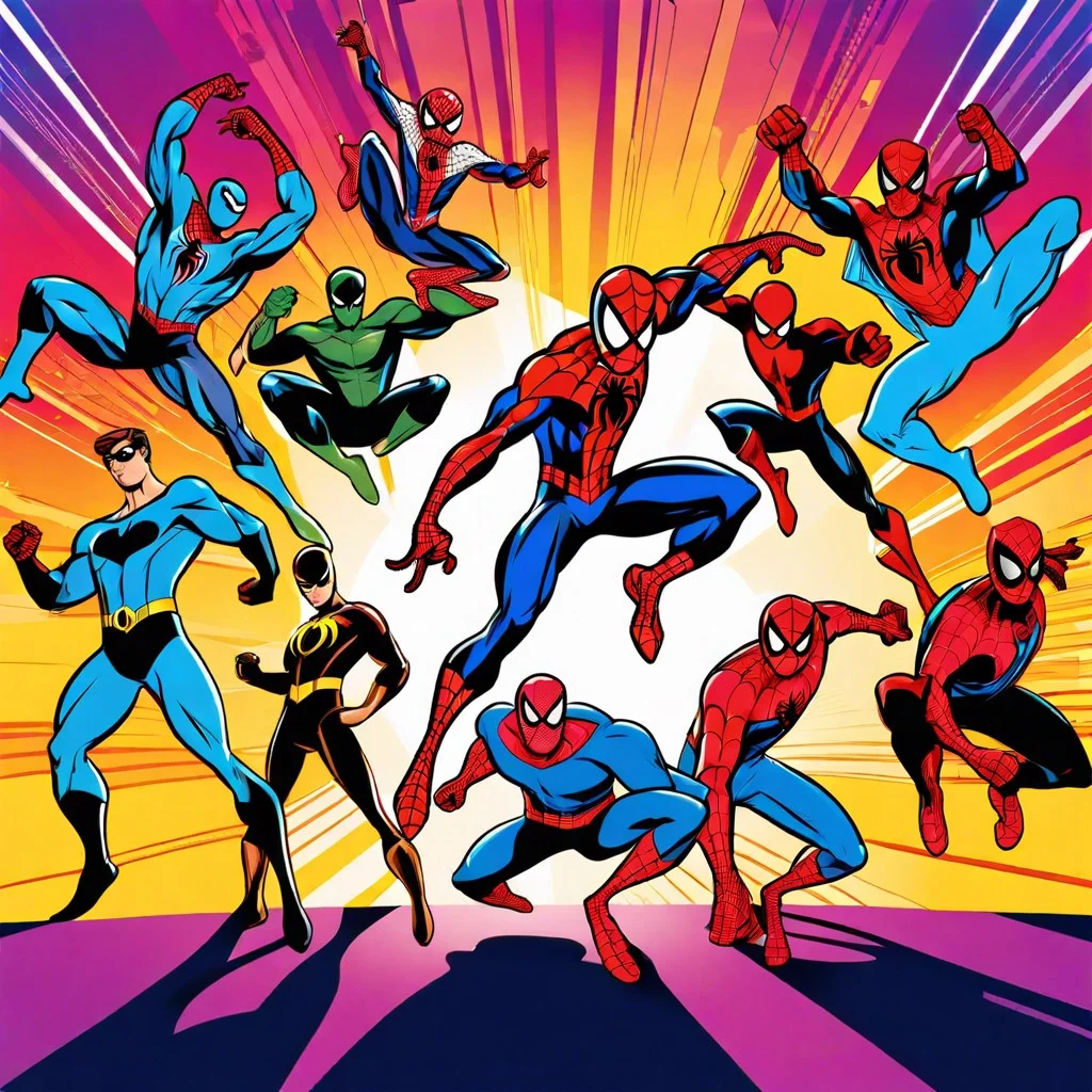 superhero dance off