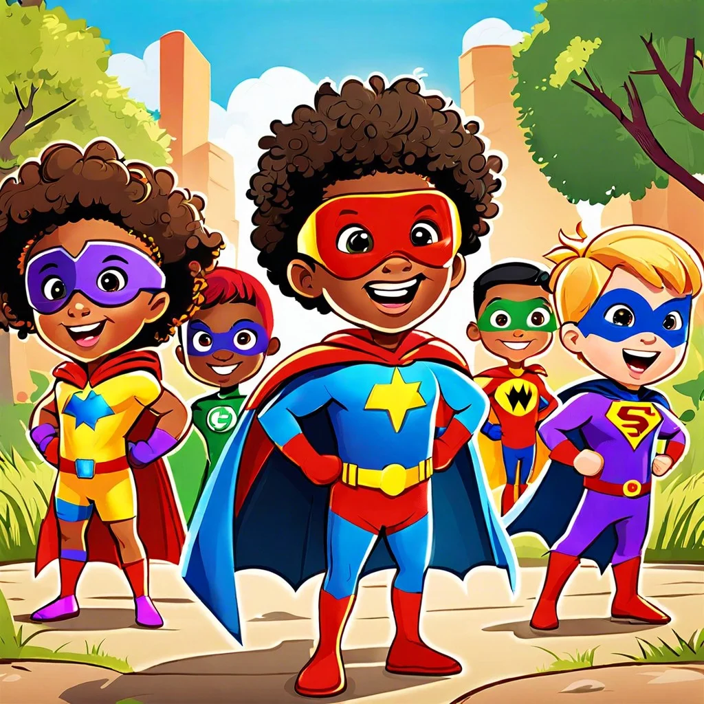superhero themed scavenger hunt