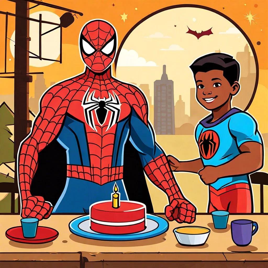 themed superhero training camp