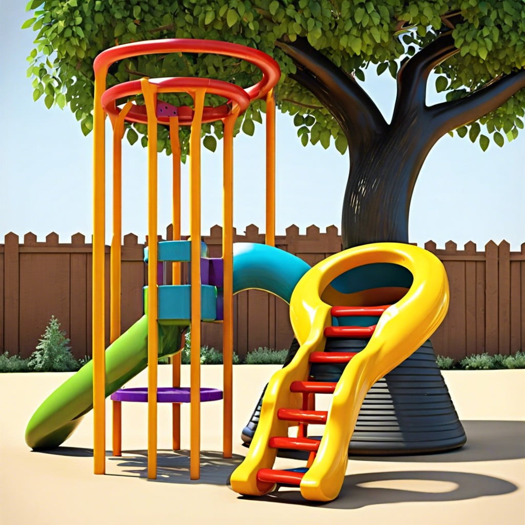 tire ladder for playgrounds