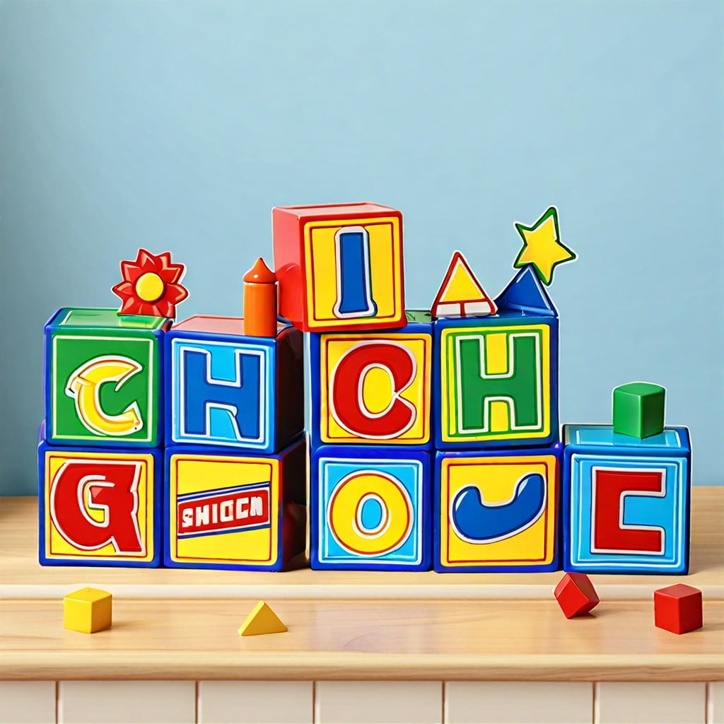 toy blocks name sign