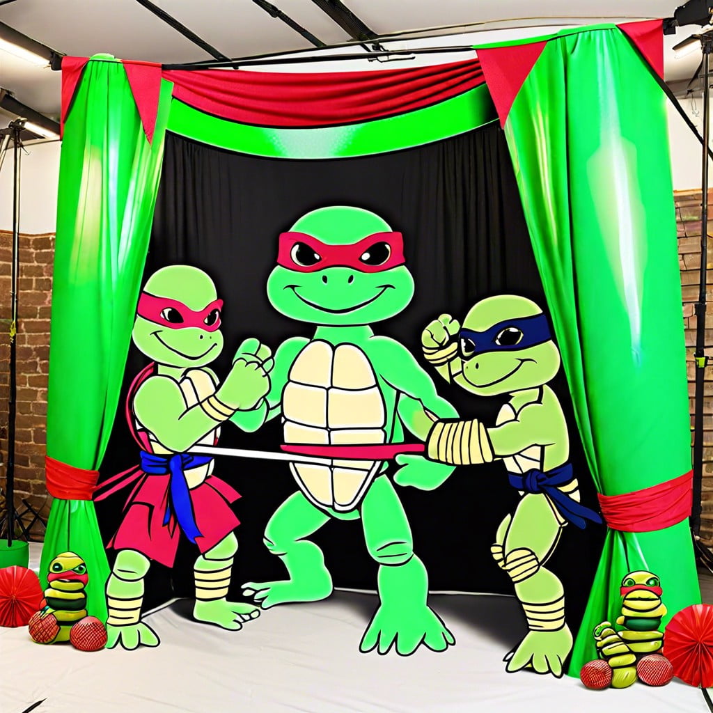 turtle training dojo photo booth