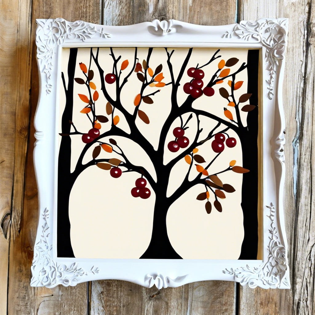 twig and berry wall art
