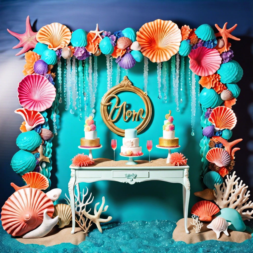 underwater themed photo booth