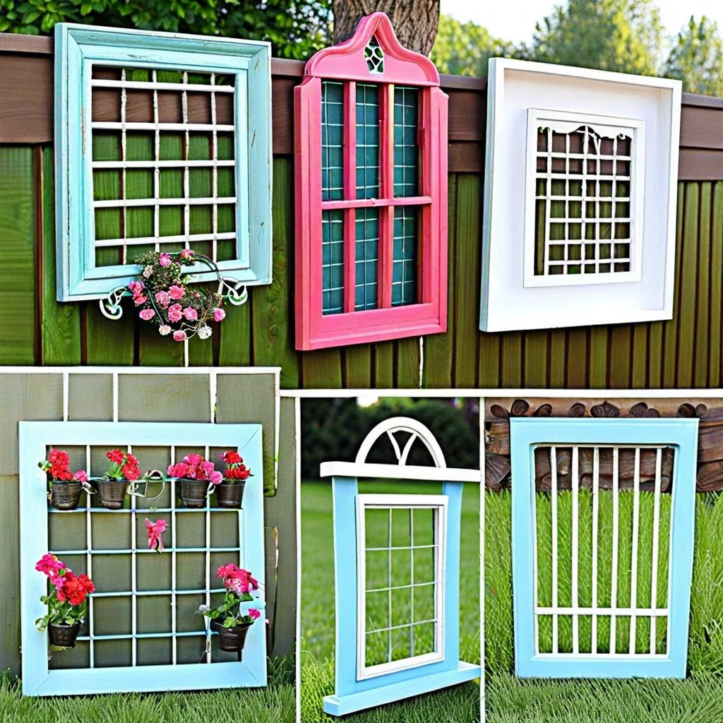 upcycled window frames
