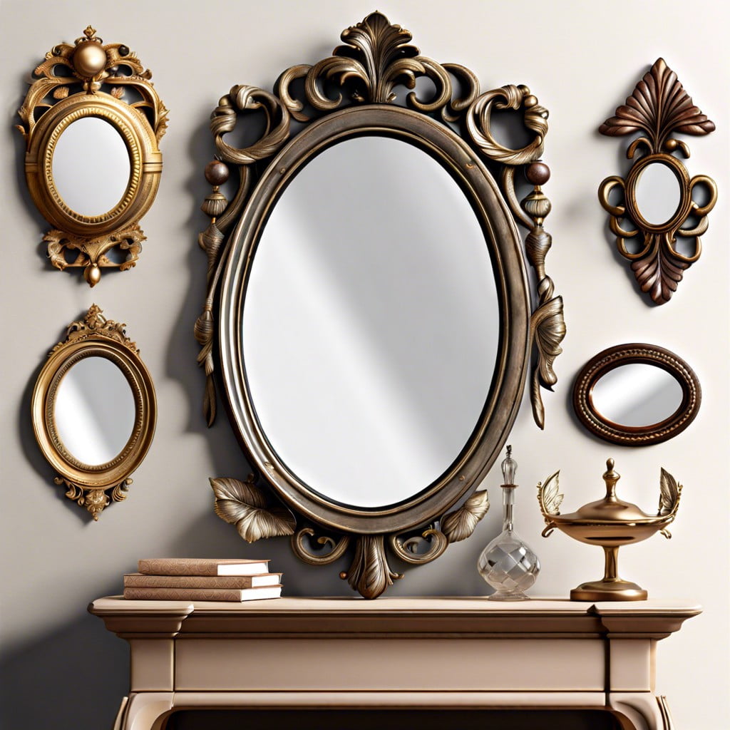 use vintage frames for a classic look