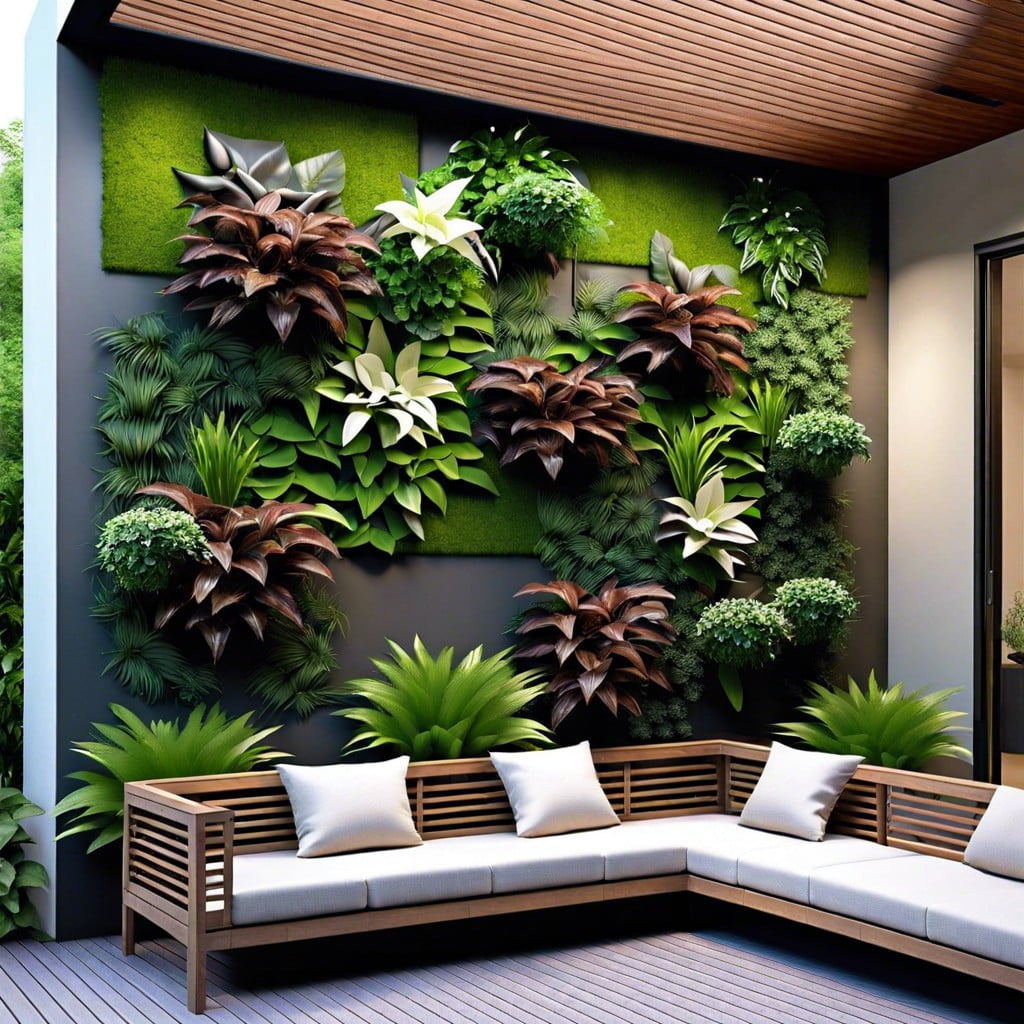 vertical garden or green wall