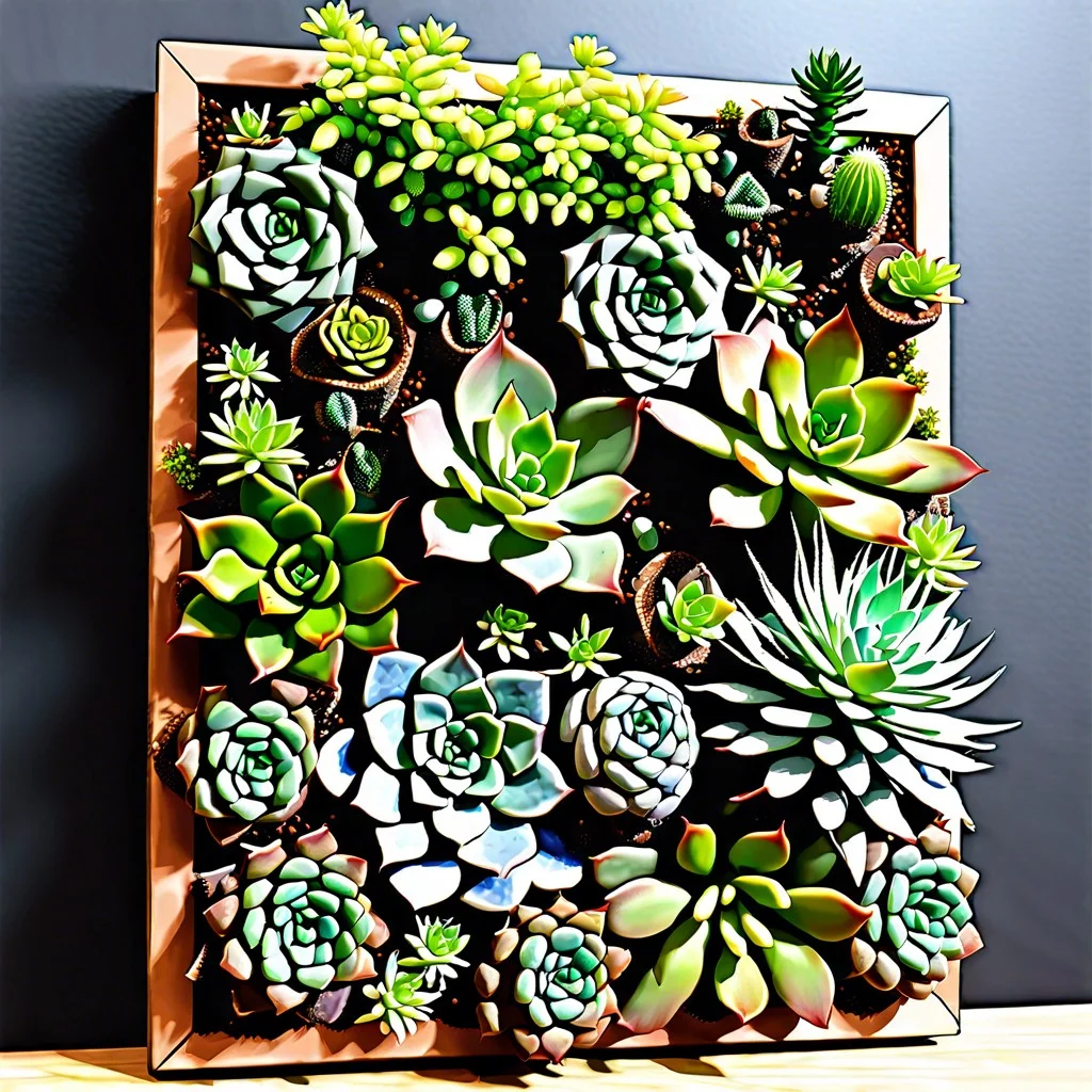 vertical succulent gardens