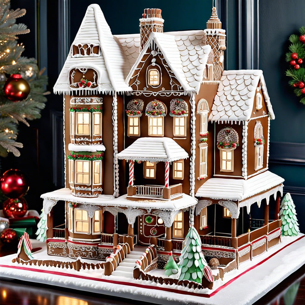 victorian mansion gingerbread house