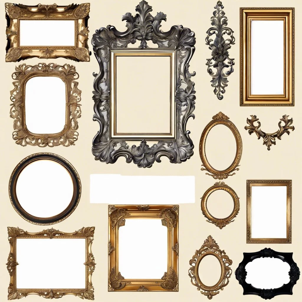 vintage frame collage