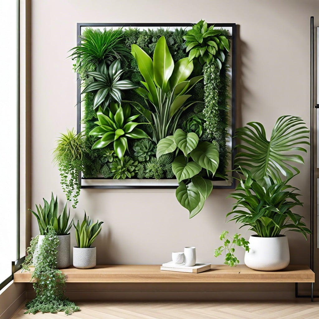 wall mounted plant frames