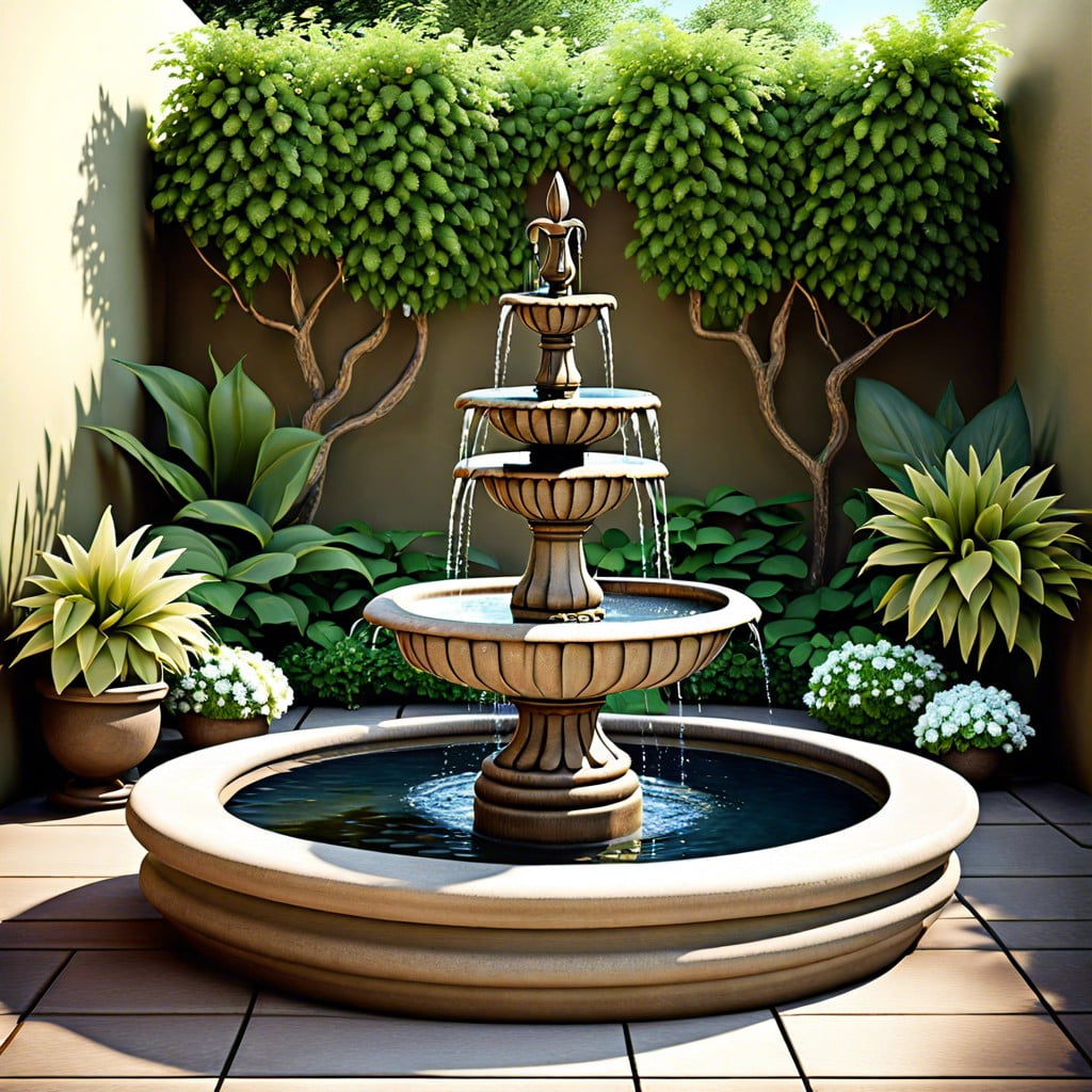 water feature or small fountain