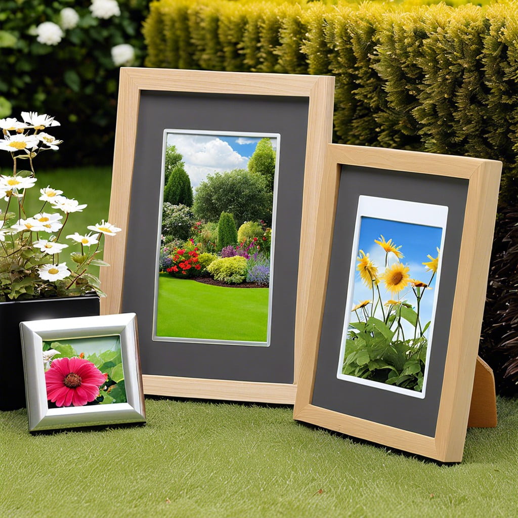 weather resistant photo frames