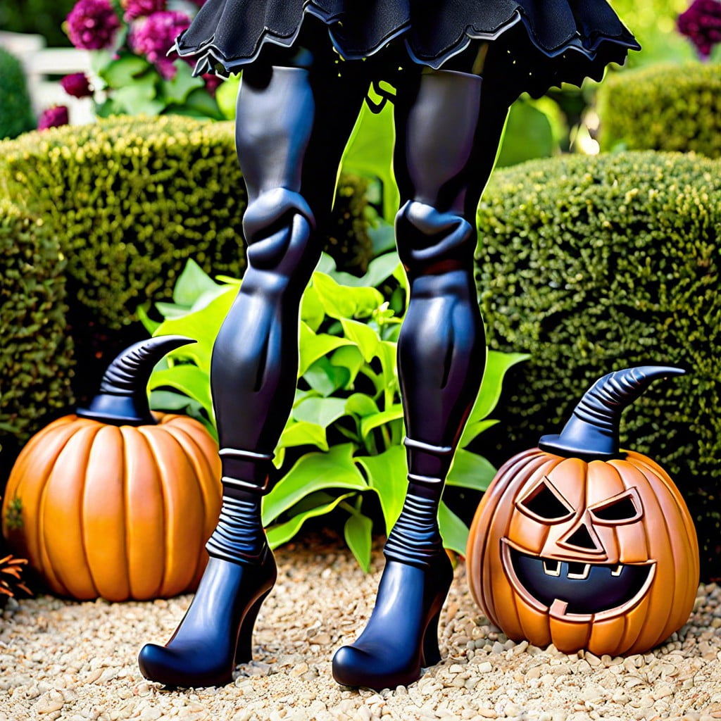 wicked witch leg planters