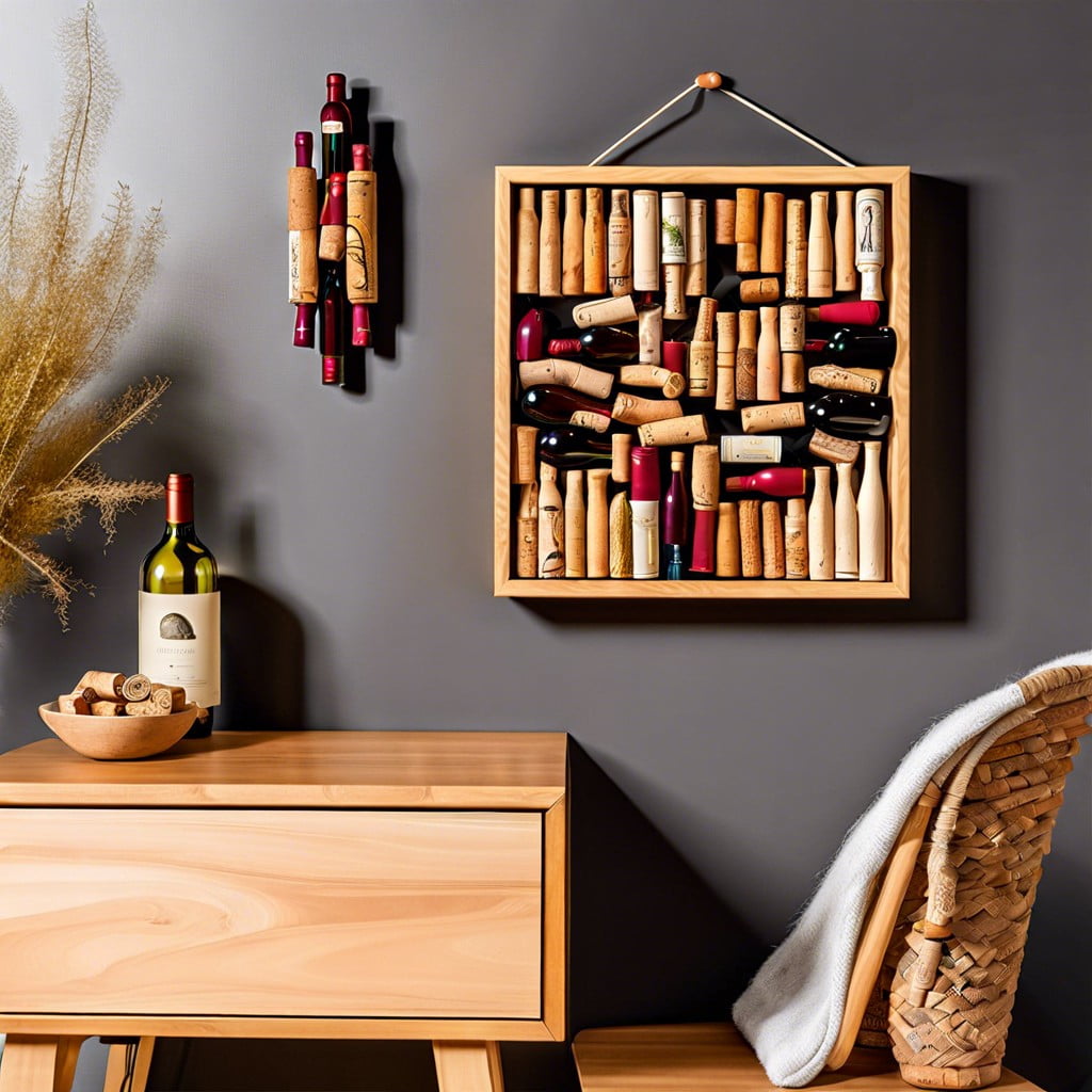 wine cork bulletin board