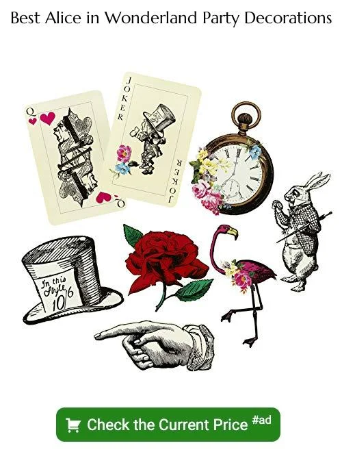 Alice in Wonderland party decorations