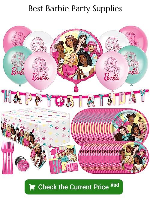 Barbie party supplies