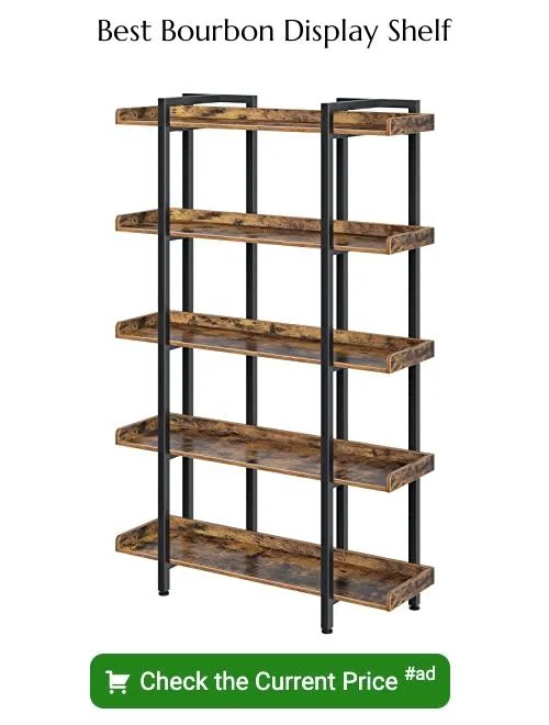 Bourbon display shelf