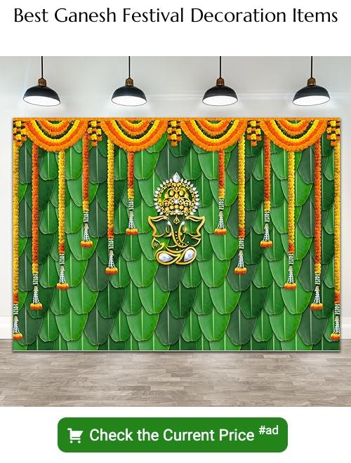 Ganesh festival decoration items