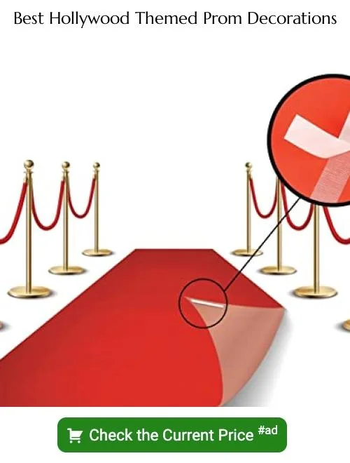 Hollywood themed prom decorations