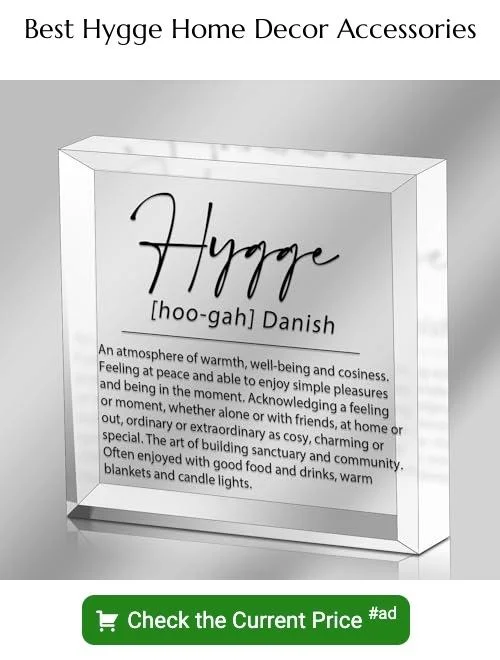 Hygge home decor accessories