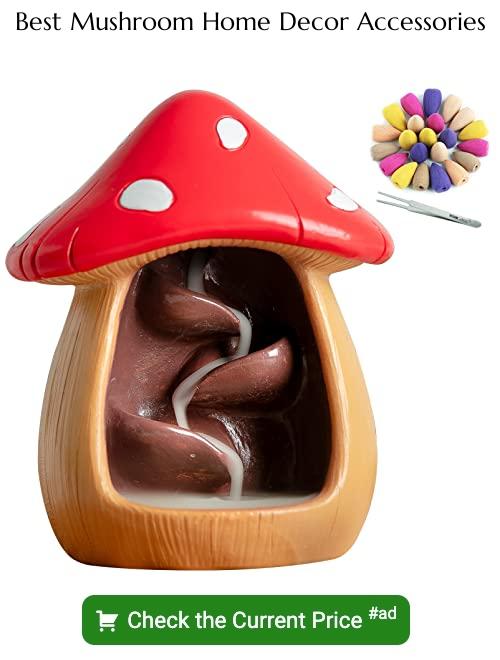 Mushroom home decor accessories