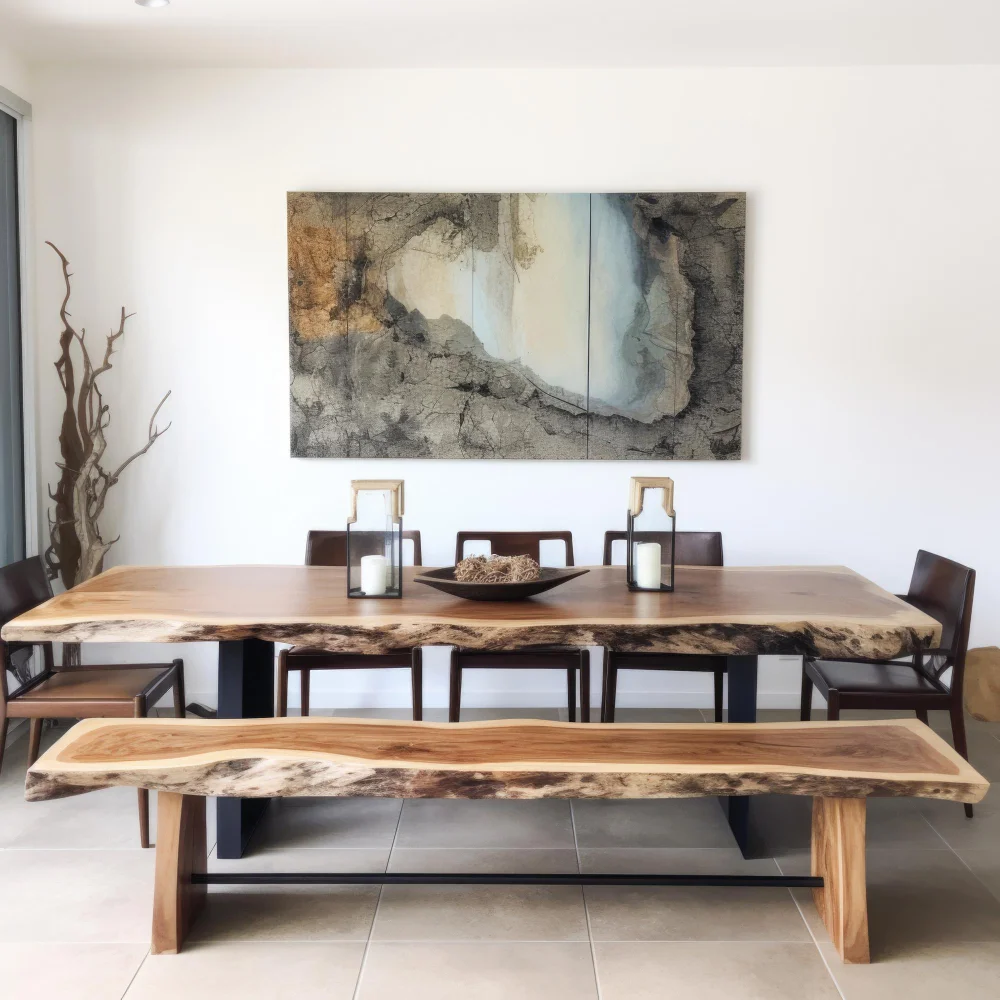 Opt for a Dining Room Table with a Bench