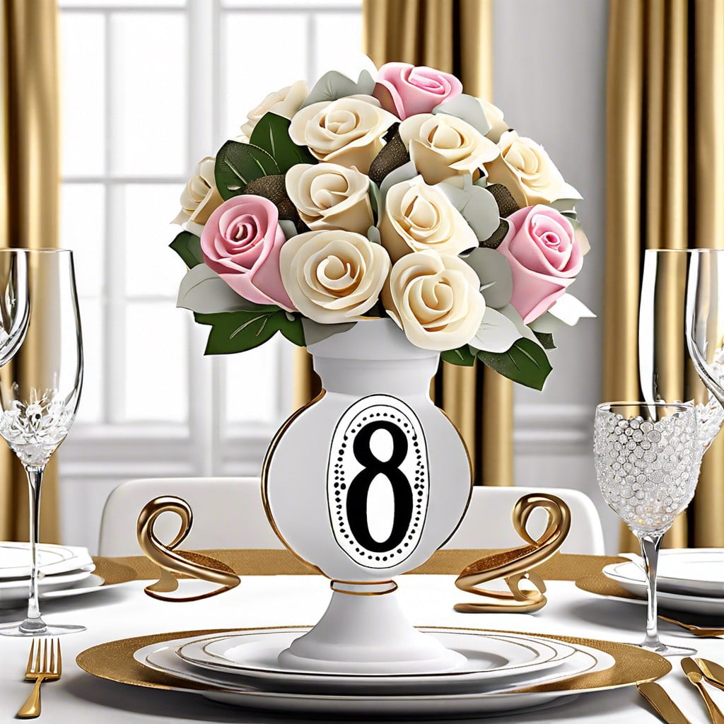 age themed table centerpieces
