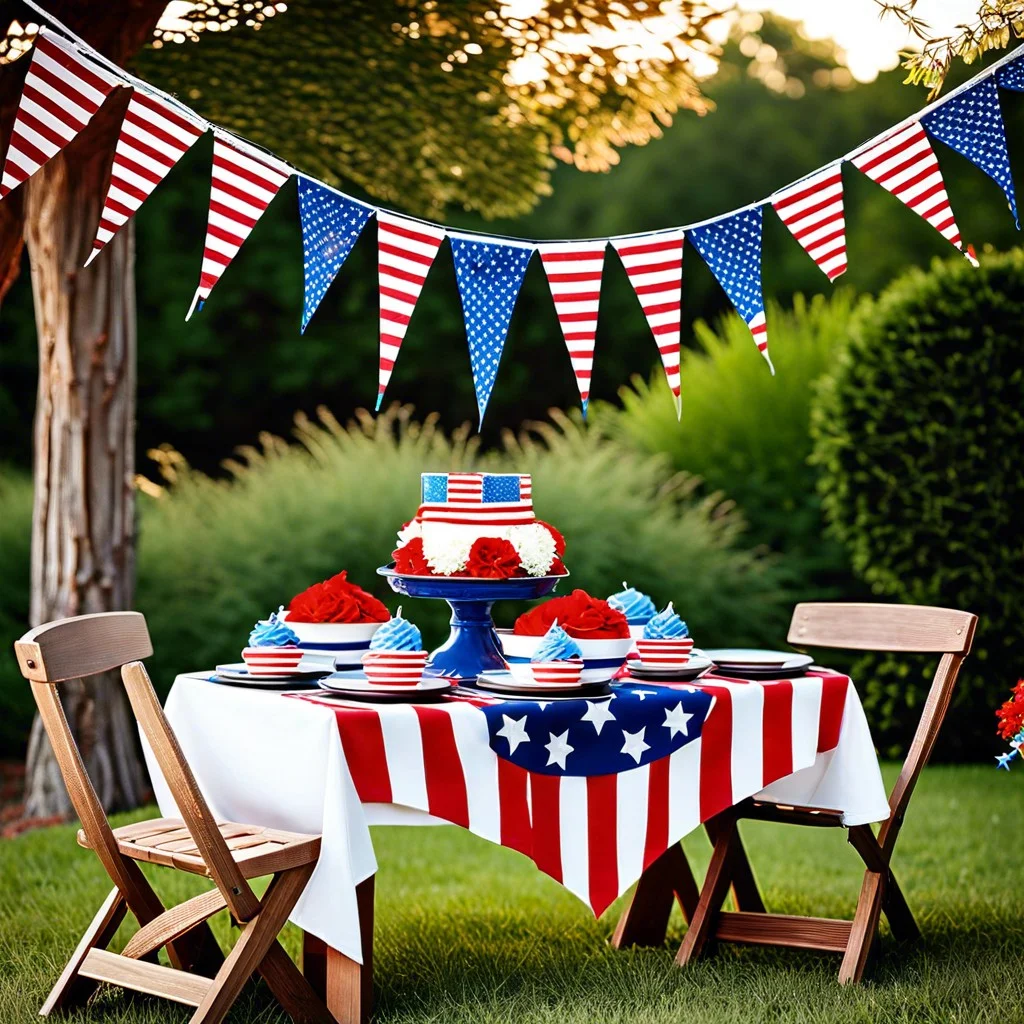 american flag bunting