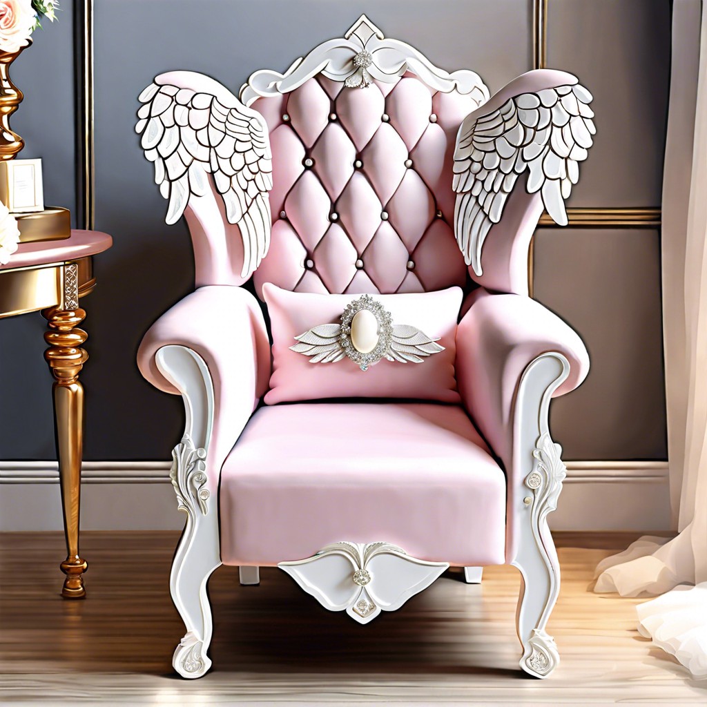 angel wing chair decor