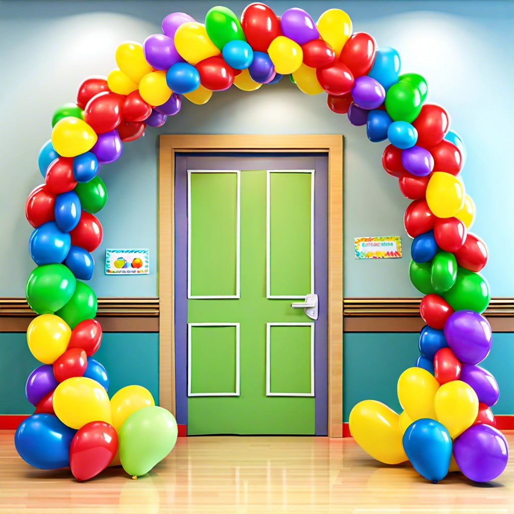 balloon arch doorway
