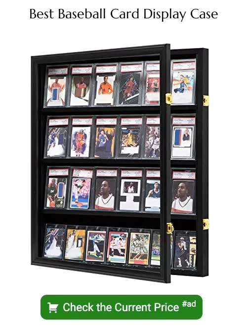 baseball card display case