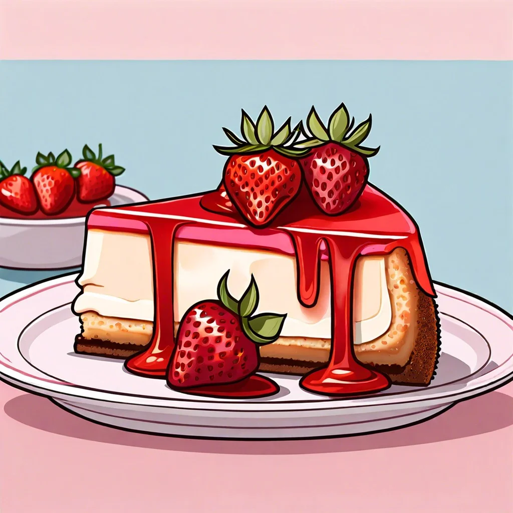 caramelized strawberry slices