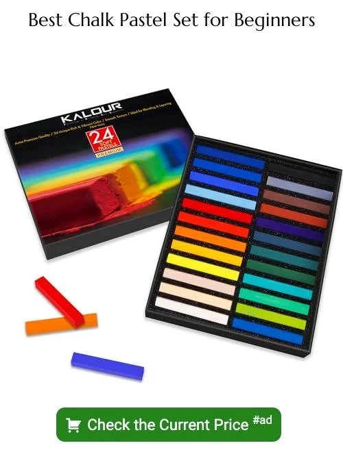 chalk pastel set for beginners