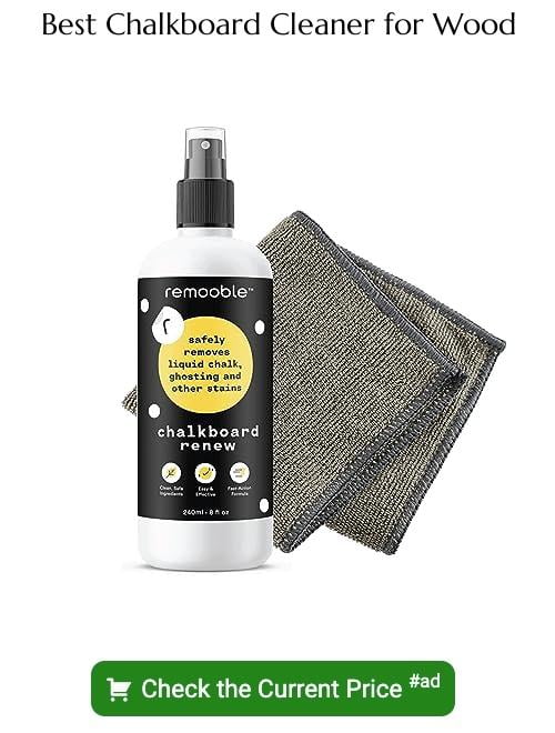 chalkboard cleaner for wood