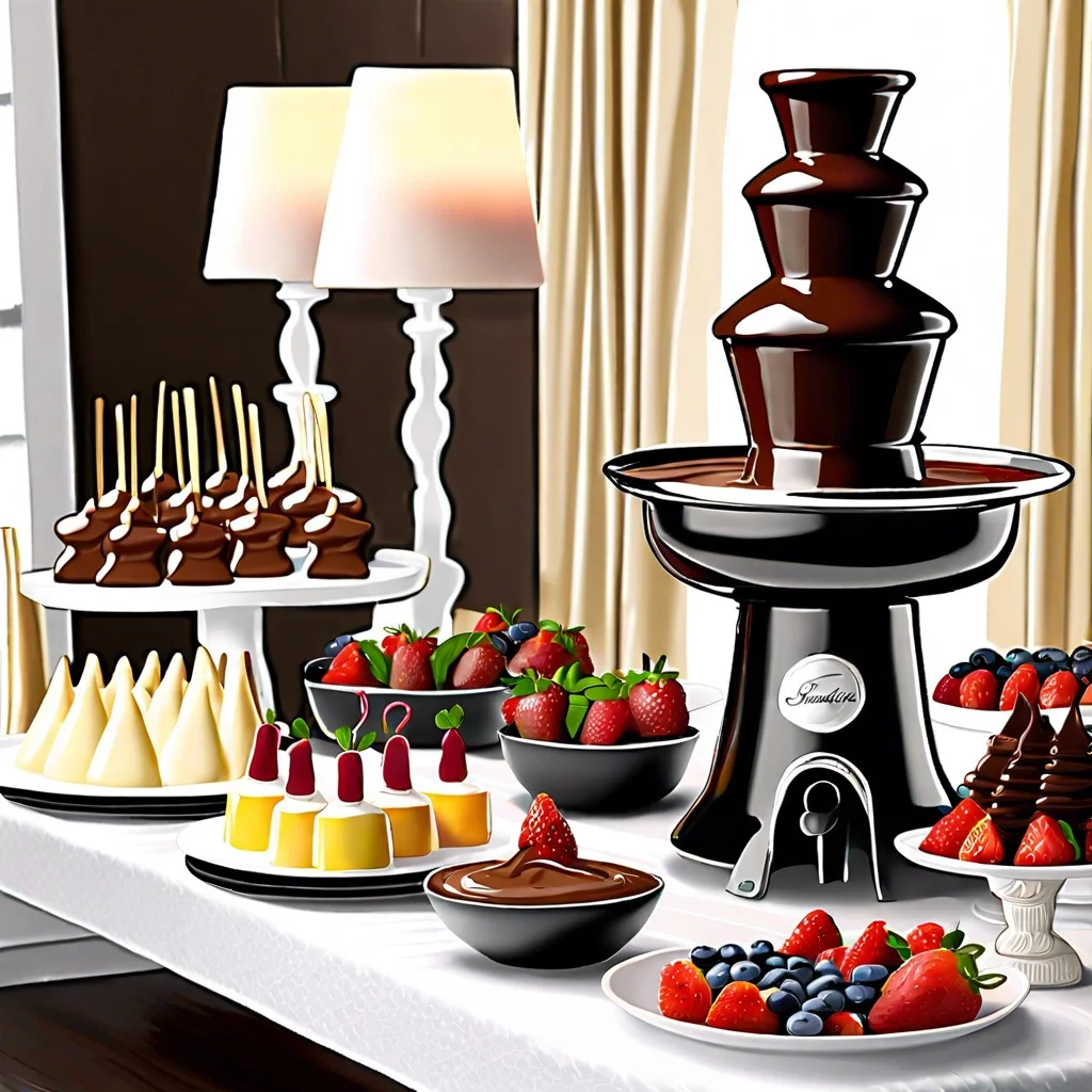 chocolate fondue fountain