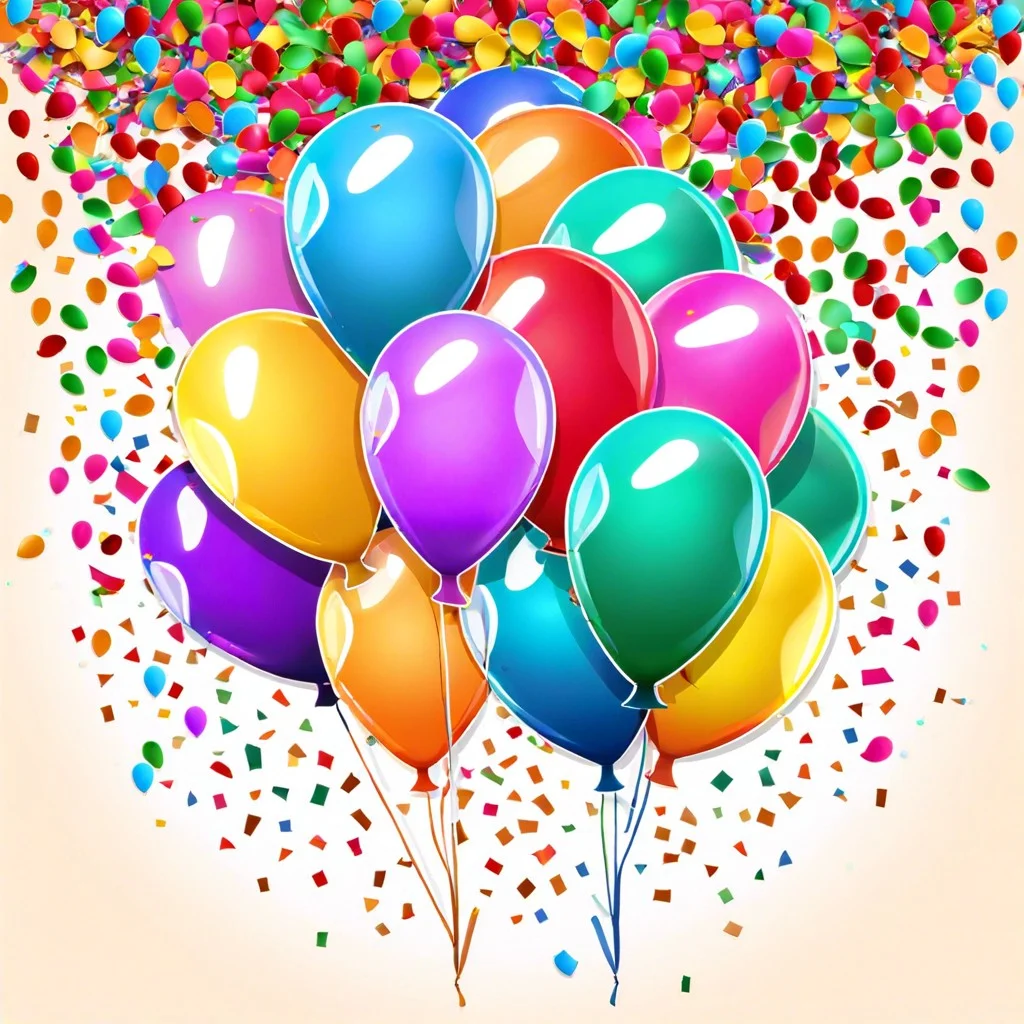 confetti balloons