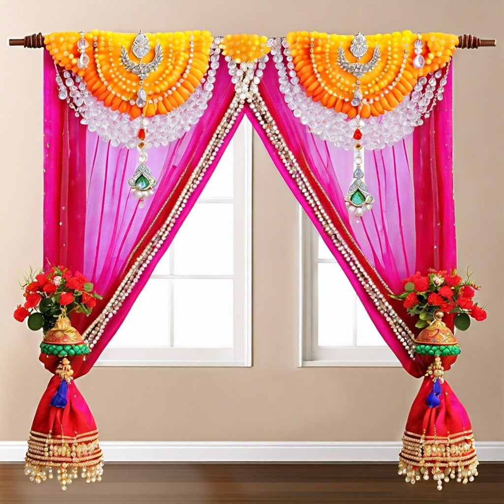crystal bead curtains for a divine touch