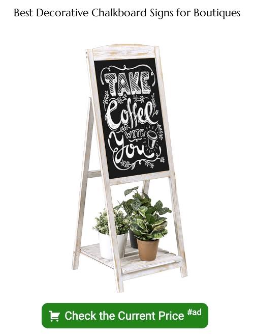 decorative chalkboard signs for boutiques