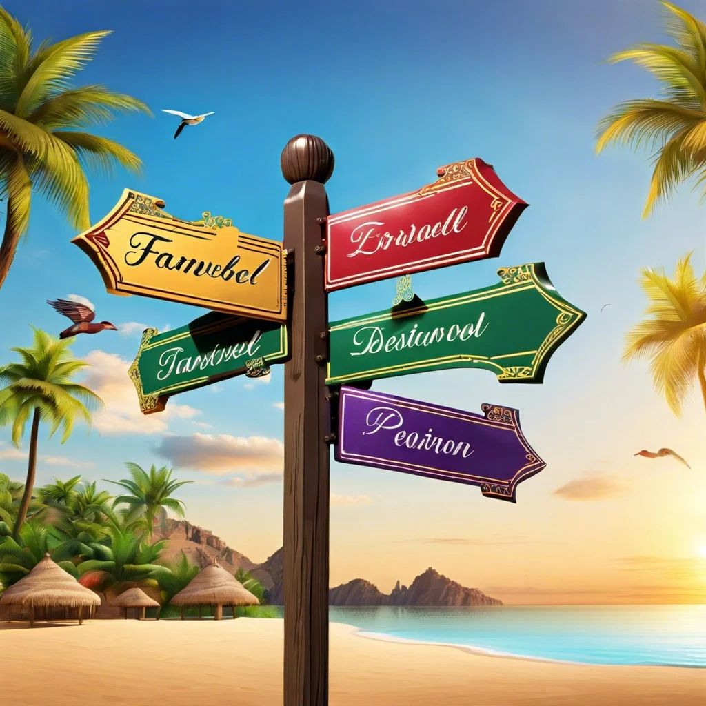 destination signpost