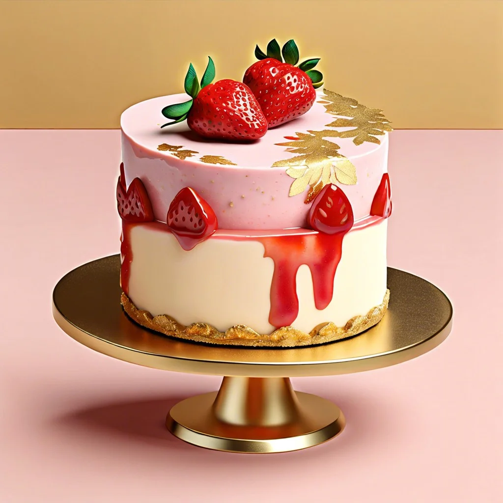 edible gold leaf accents