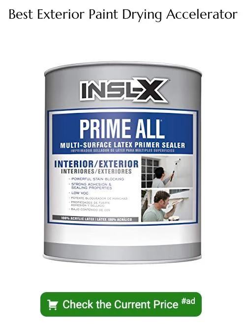 exterior paint drying accelerator