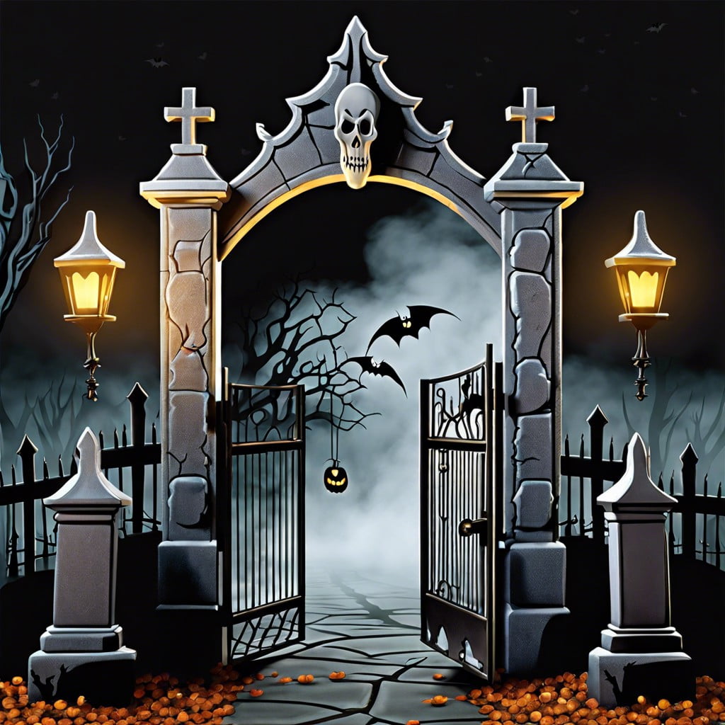 ghostly graveyard gate