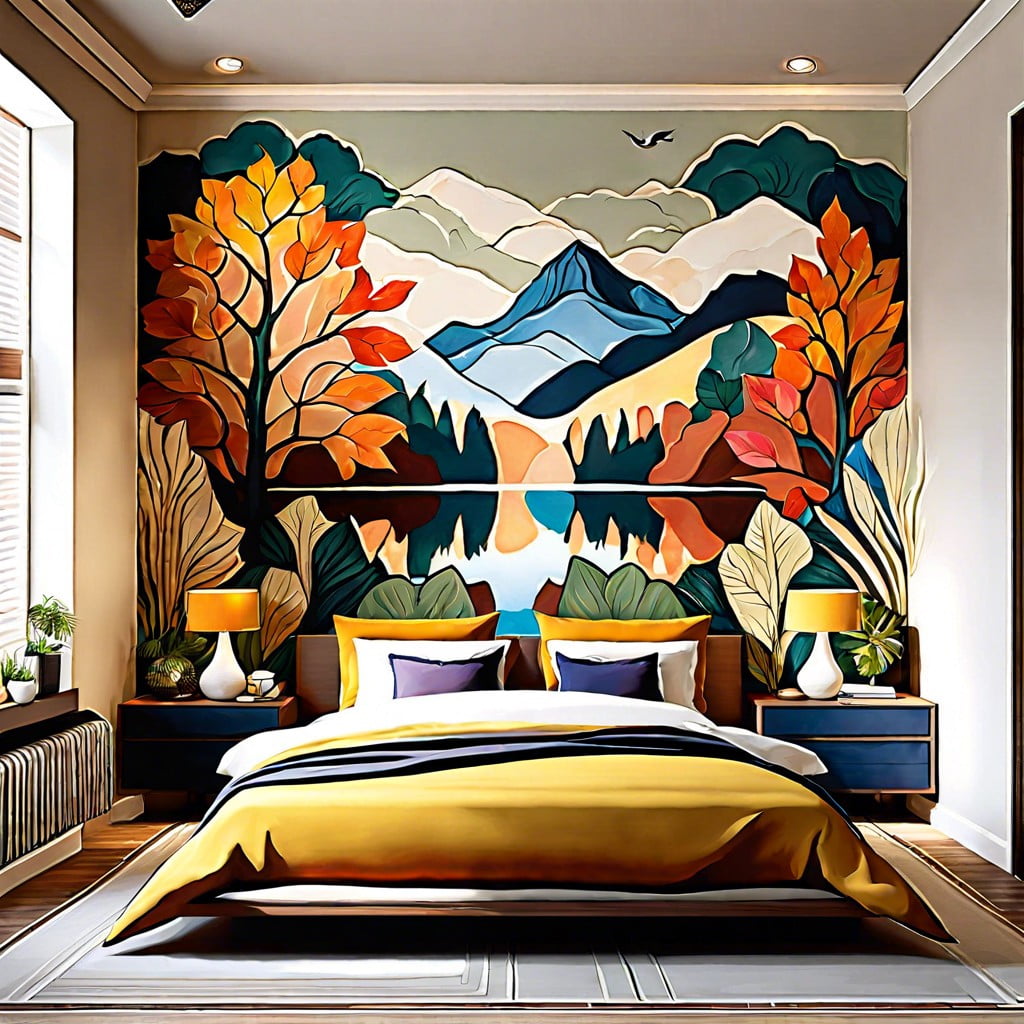 hand painted mural