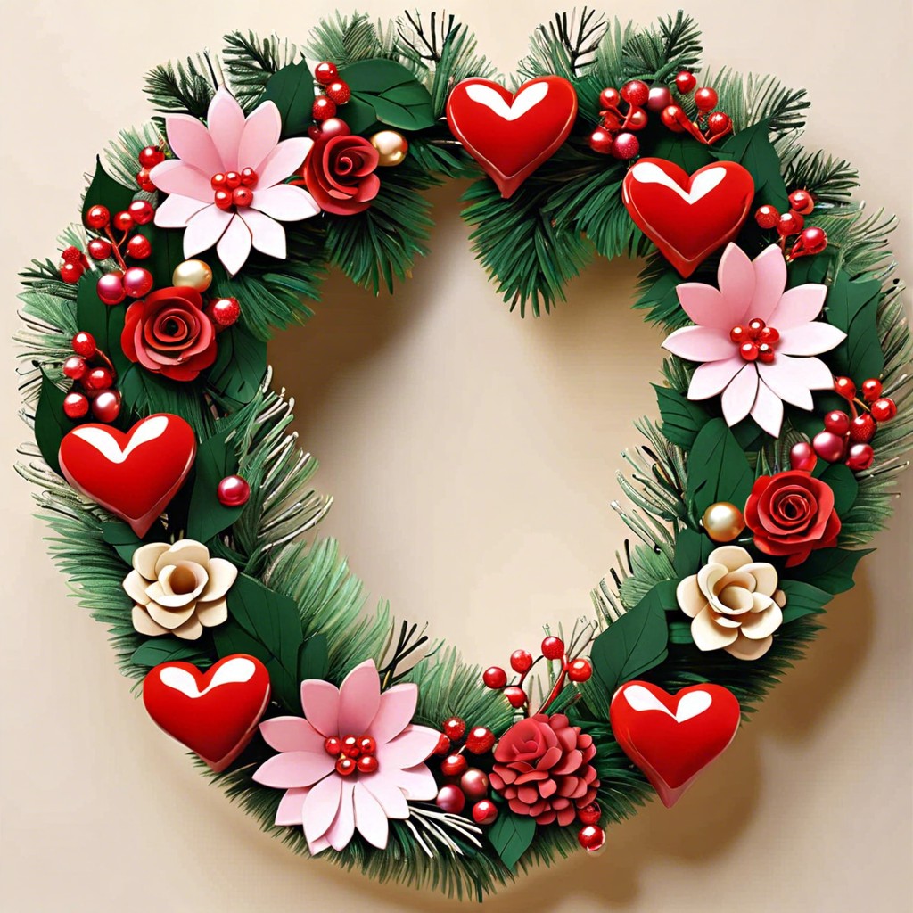 heart shaped wreath