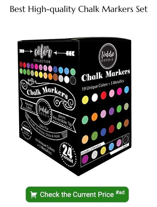 high-quality chalk markers set