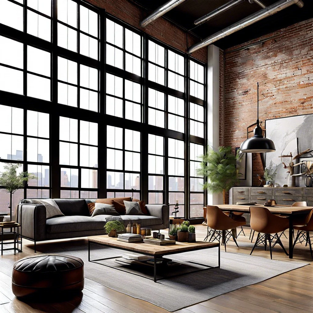 industrial loft feel