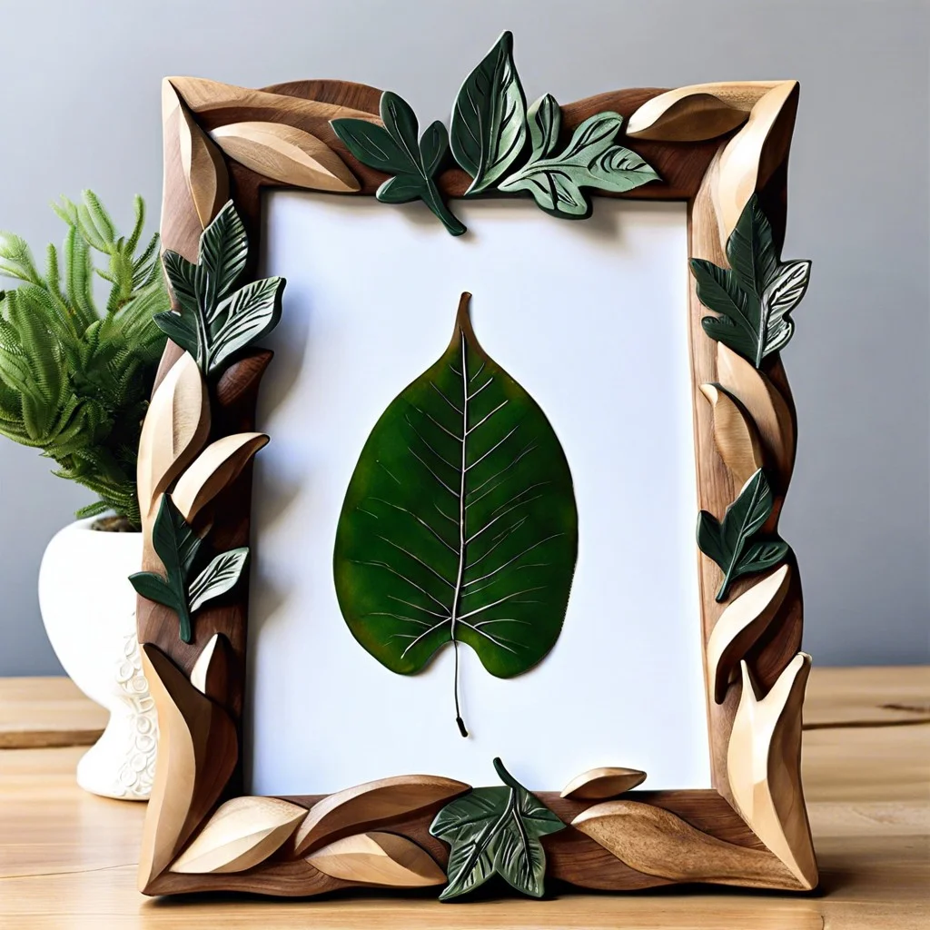 leaf photo frames