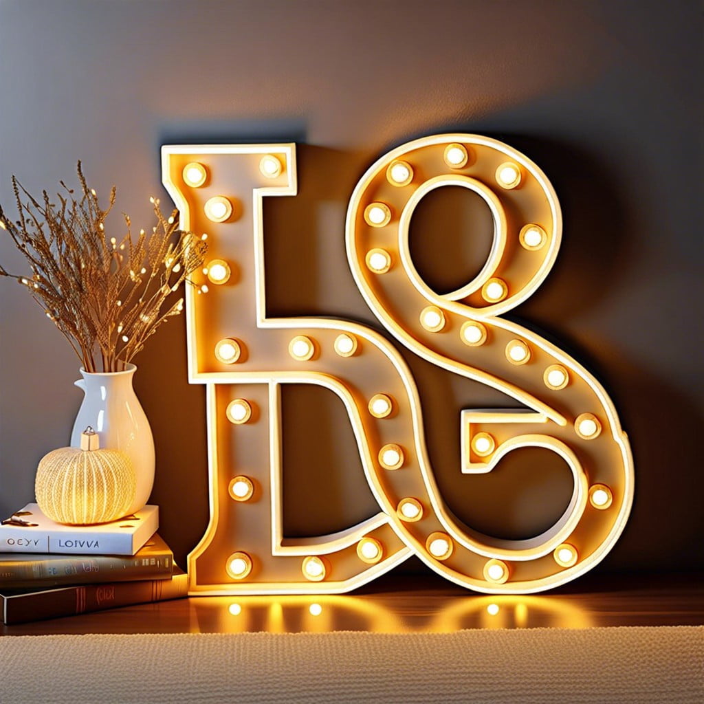 lighted letter signs